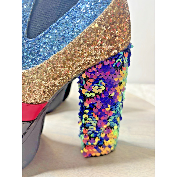 Cape Robbin Women’s Nell-v Boots Mermaid Metallic Size 9 - Picture 7 of 13